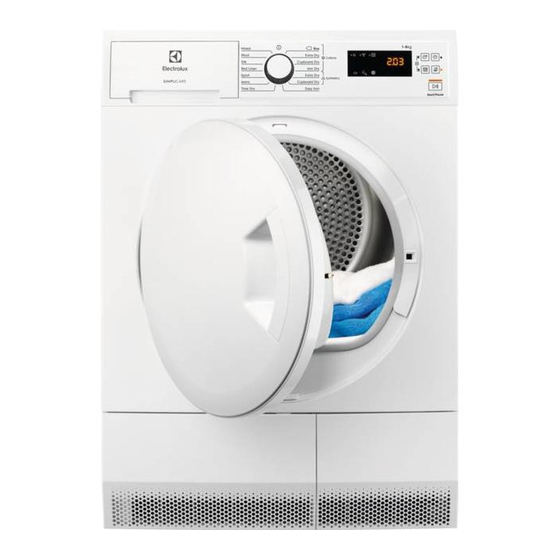 Electrolux EDH3684PDW Kullanıcı Kılavuzu