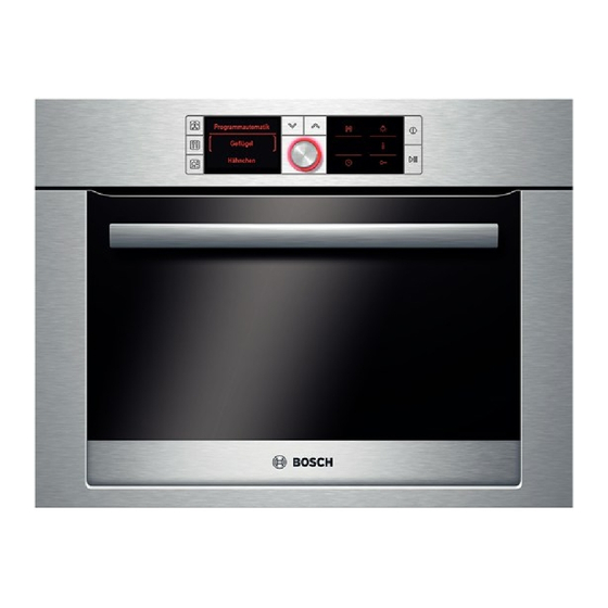 Bosch HBC36D753W Manual de instrucciones