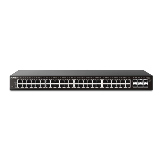 Draytek VigorSwitch G2540 Series Посібник із швидкого старту