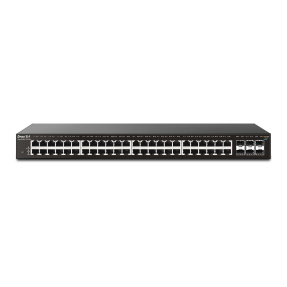 Draytek VigorSwitch G2540xs Посібник із швидкого старту