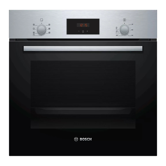 Bosch HBF113BR0A ユーザーマニュアルと設置手順