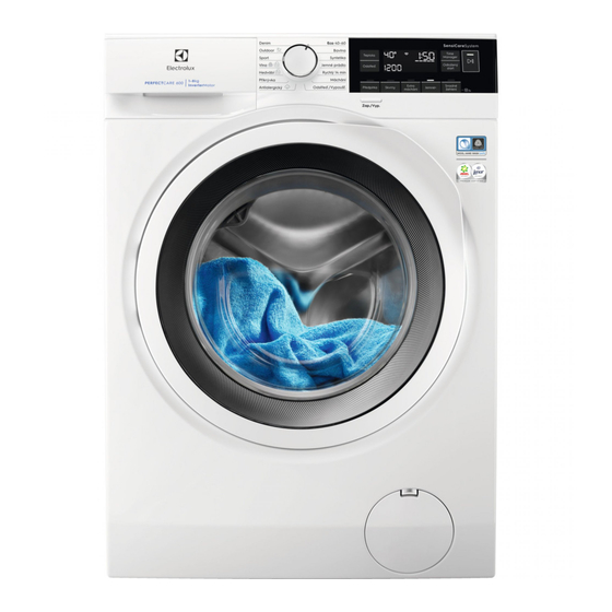 Electrolux EW6F348WC Panduan Pengguna