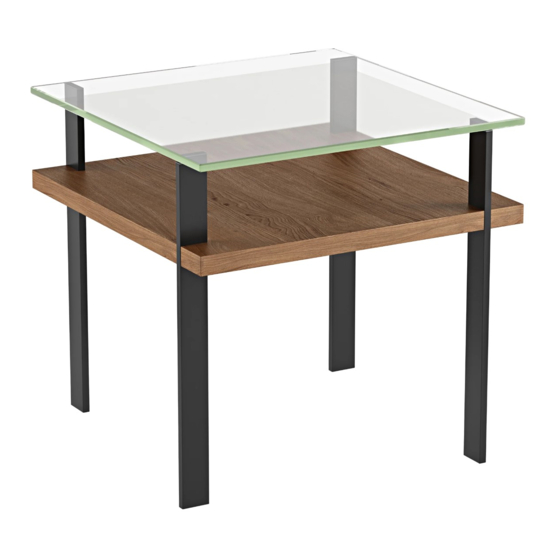 BDI TERRACE 1156 END TABLE Посібник