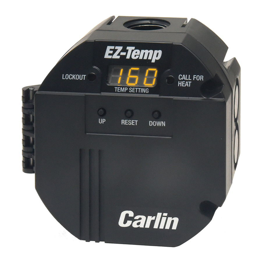 Carlin EZ-Temp Manual de instrucciones