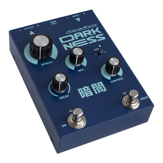 Dreadbox Darkness Manual del usuario