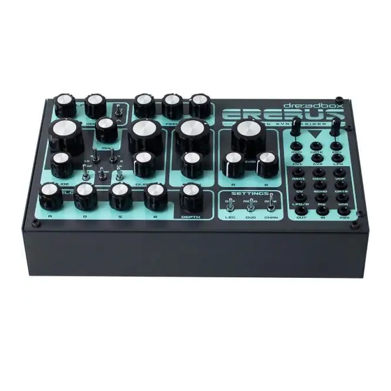 Dreadbox Erebus Посібник з будівництва