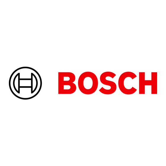 Bosch 2 User Manual And Installation Instructions