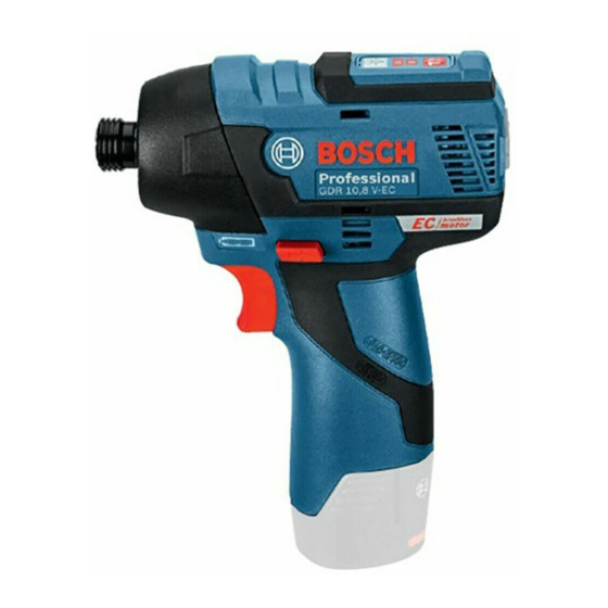 Bosch 3 601 JE0 1F0 Originele handleiding