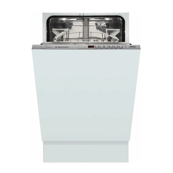 Electrolux Dishwasher ESL 46510 Kullanıcı Kılavuzu