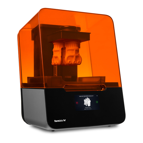 formlabs Form 3 Snelstarthandleiding