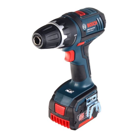 Bosch Professional GSB 18 V-LI Manuale di istruzioni originale