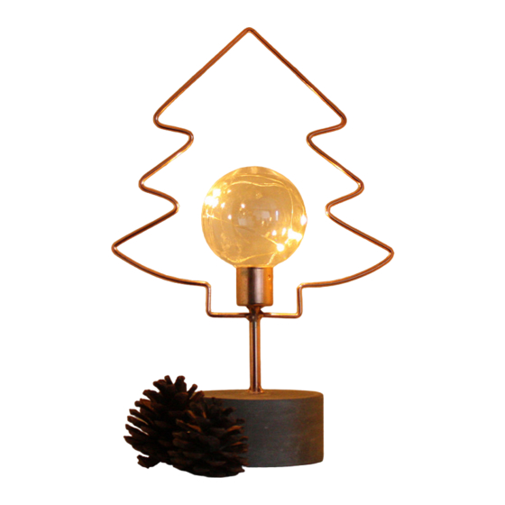 DreamLED Deco Copper Wire LED Tree Quick Start Manual