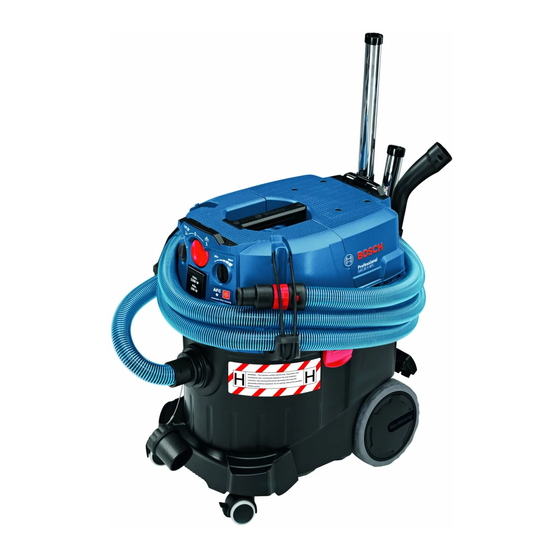 Bosch Professional Heavy Duty GAS 35 H AFC Schnellstart-Handbuch