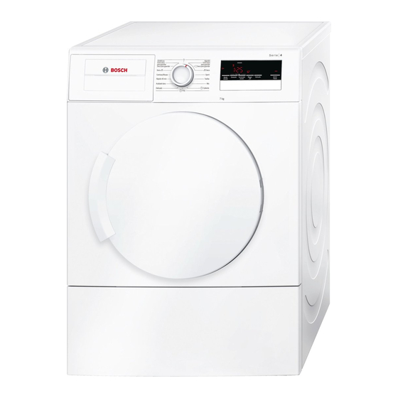 Bosch WTA73200ES Manual de instruções de instalação e funcionamento