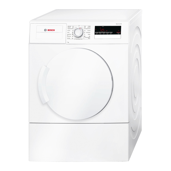 Bosch WTA74201SG Manuale di installazione e istruzioni per l'uso