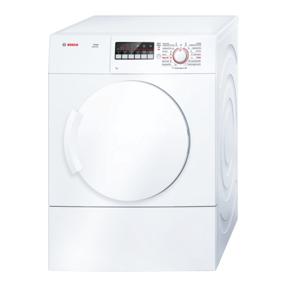 Bosch WTA76200IN/07 Manual de instrucciones