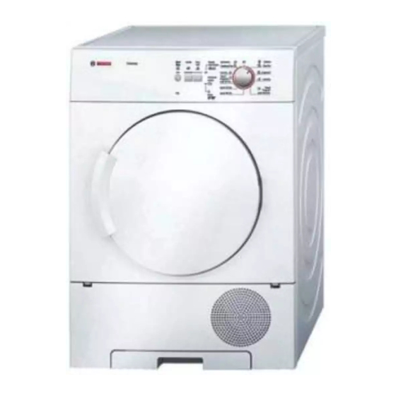 Bosch WTC84100IN Manual