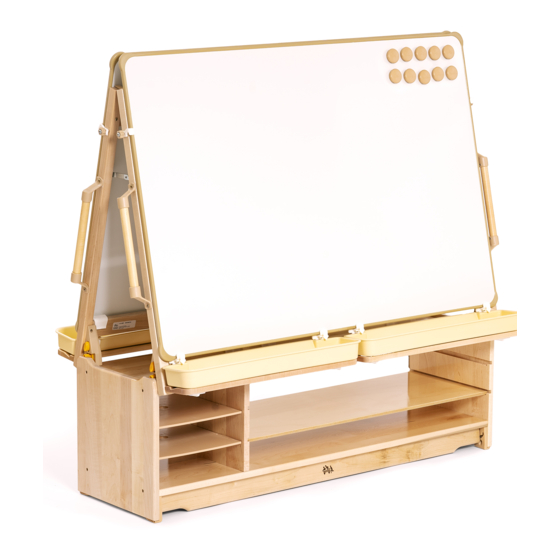 Community Playthings Art Island Top/Floor Easel H525 Manuale del prodotto