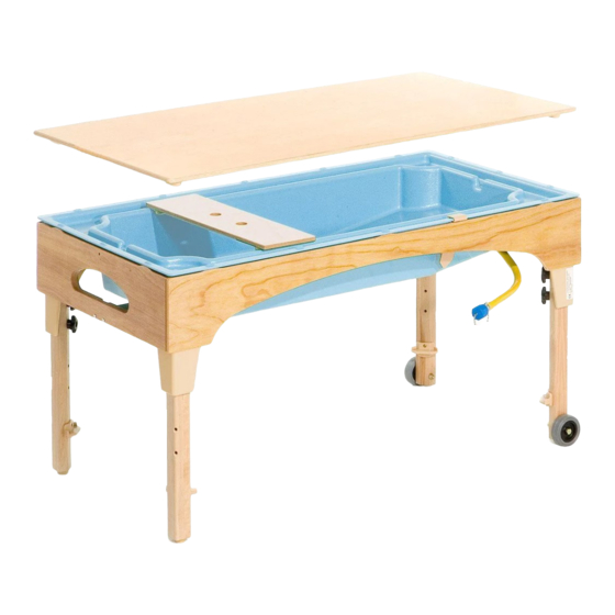 Community Playthings Large Blue Table A632 Produkthandbuch