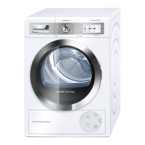 Bosch WTY888W9GR Посібник з монтажу та експлуатації