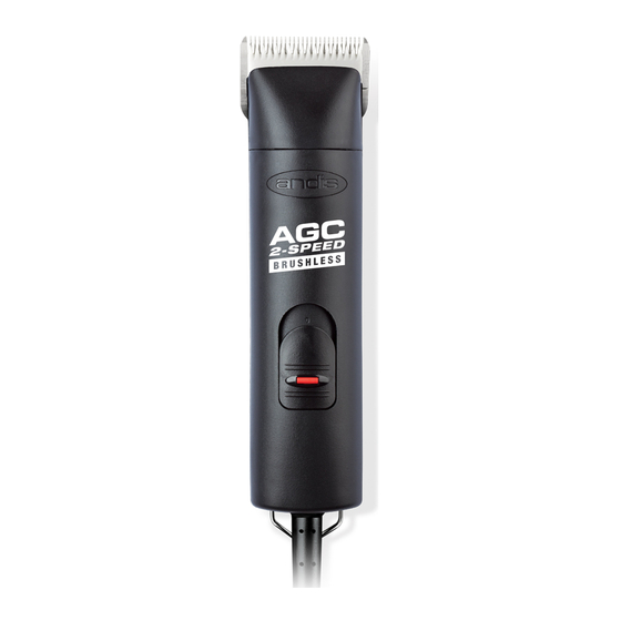 Andis Clipper AGC/AGC2 Lista de peças