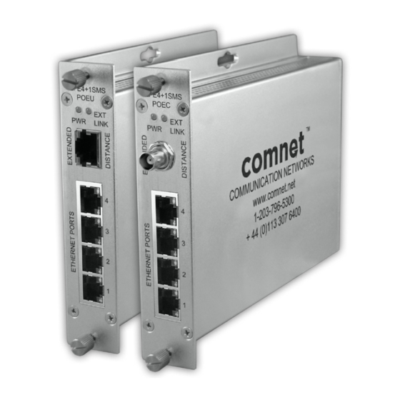 Comnet CLFE4+1SMS[POE](C Manual de instalación y funcionamiento