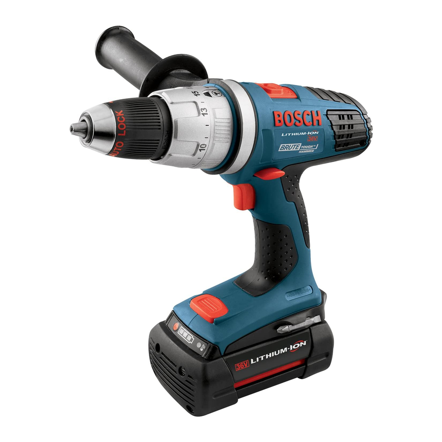 Bosch 18636-01 - 36V Cordless Lithium Ion Panduan Petunjuk Pengoperasian/Keselamatan