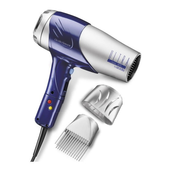 Andis Ultra Ionic/Ceramic Hair Dryer Especificações