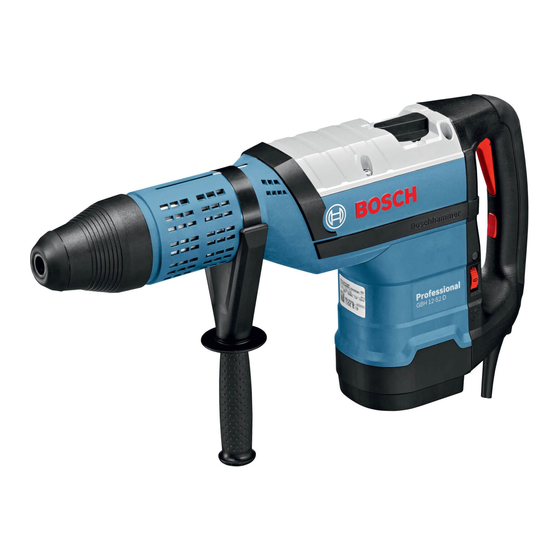 Bosch GBH 12-52 D Orijinal Talimat Kılavuzu