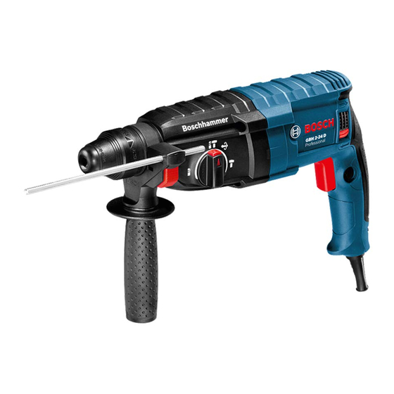 Bosch GBH 2-24 D Instrukcja obsługi