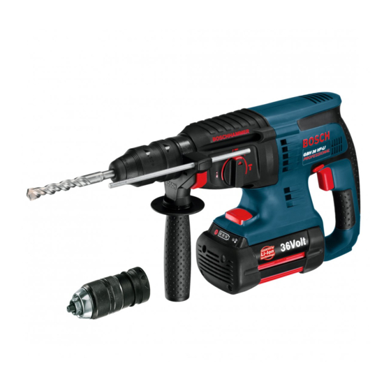 Bosch GBH 36 VF-Li Professional Оригінальна інструкція з експлуатації