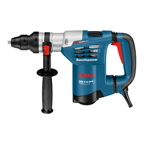 Bosch GBH 4-32 DFR Professional Orijinal Talimat Kılavuzu