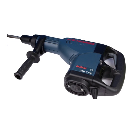 Bosch GBH 7-45 DE Petunjuk Perbaikan