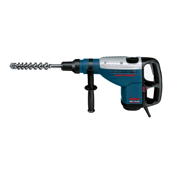 Bosch GBH 7-46 DE Professional Manual Petunjuk Asli