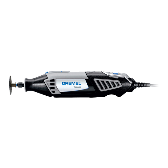 Dremel 4000 Instrucciones de uso y seguridad