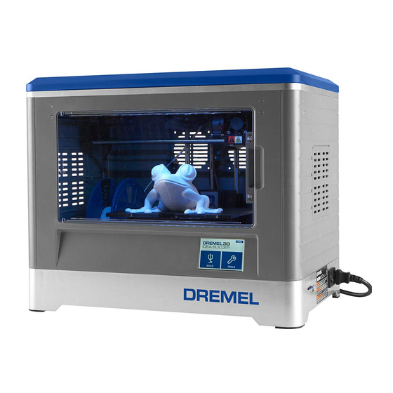 Dremel 3D20 Idea Builder Manual de solución de problemas