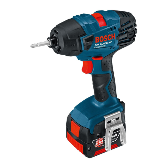 Bosch GDX Professional 14 Manual Petunjuk Asli