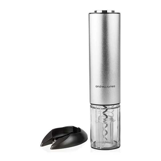 Andrew James Electric Wine Opener Gebruikershandleiding