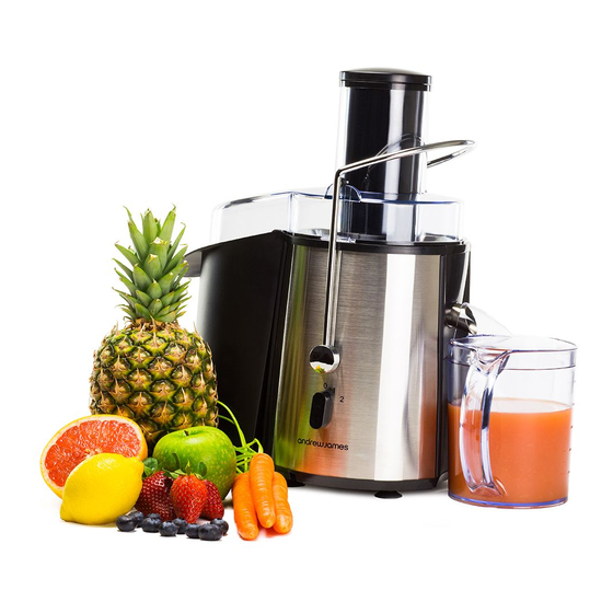 Andrew James Power Juicer Manuale d'uso