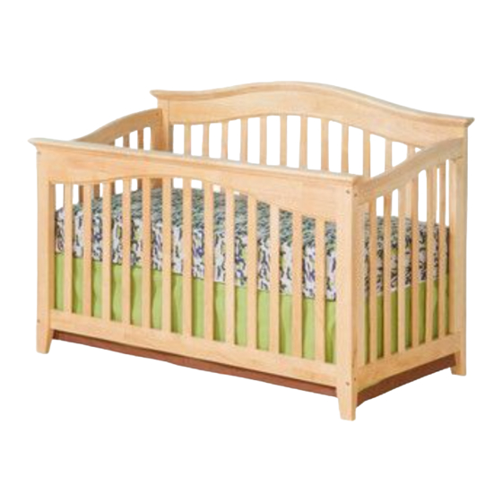 Atlantic Furniture WINDSOR CRIB Инструкция по сборке Руководство