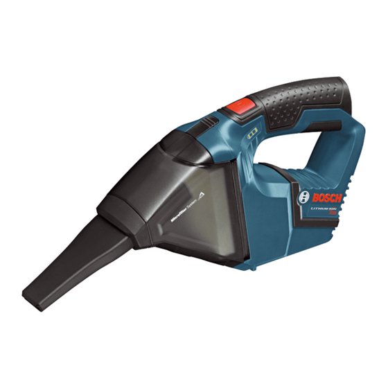 Bosch VAC120 Manual de instruções de funcionamento/segurança