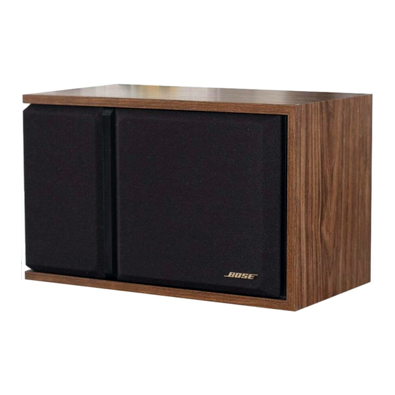 Bose 301 Series III Servis Kılavuzu