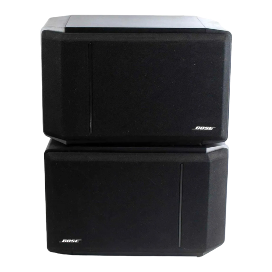 Bose 301 Series IV Kullanıcı El Kitabı