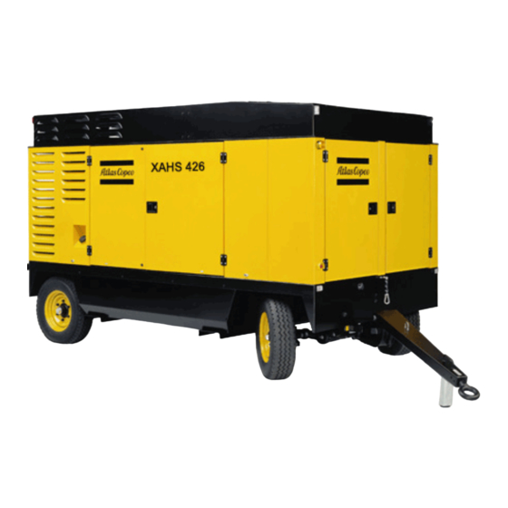 Atlas Copco XAHS 900 CD6 XAVS 396 Kullanım Kılavuzu