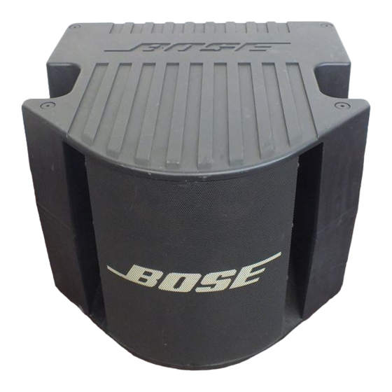 Bose ACOUSTIMASS PRO Handmatig