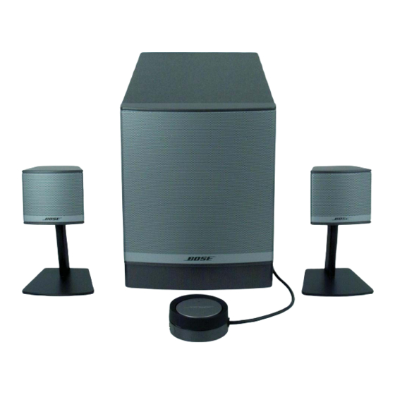 Bose Companion 3 Series II Посібник користувача