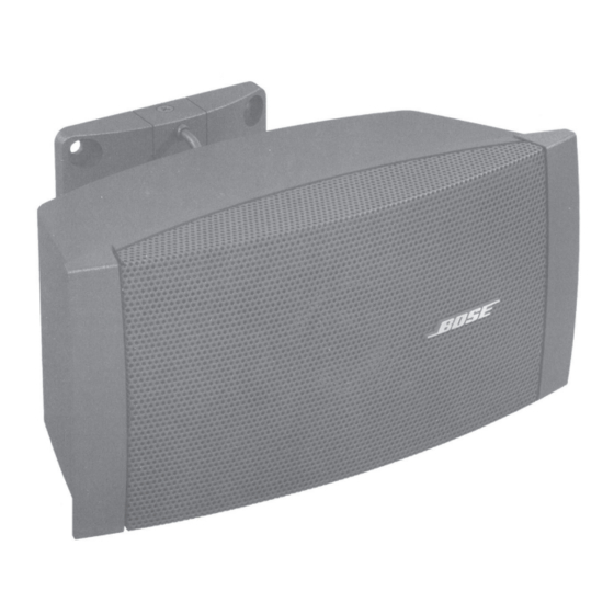 Bose FreeSpace DS 16SC Installationshandbuch