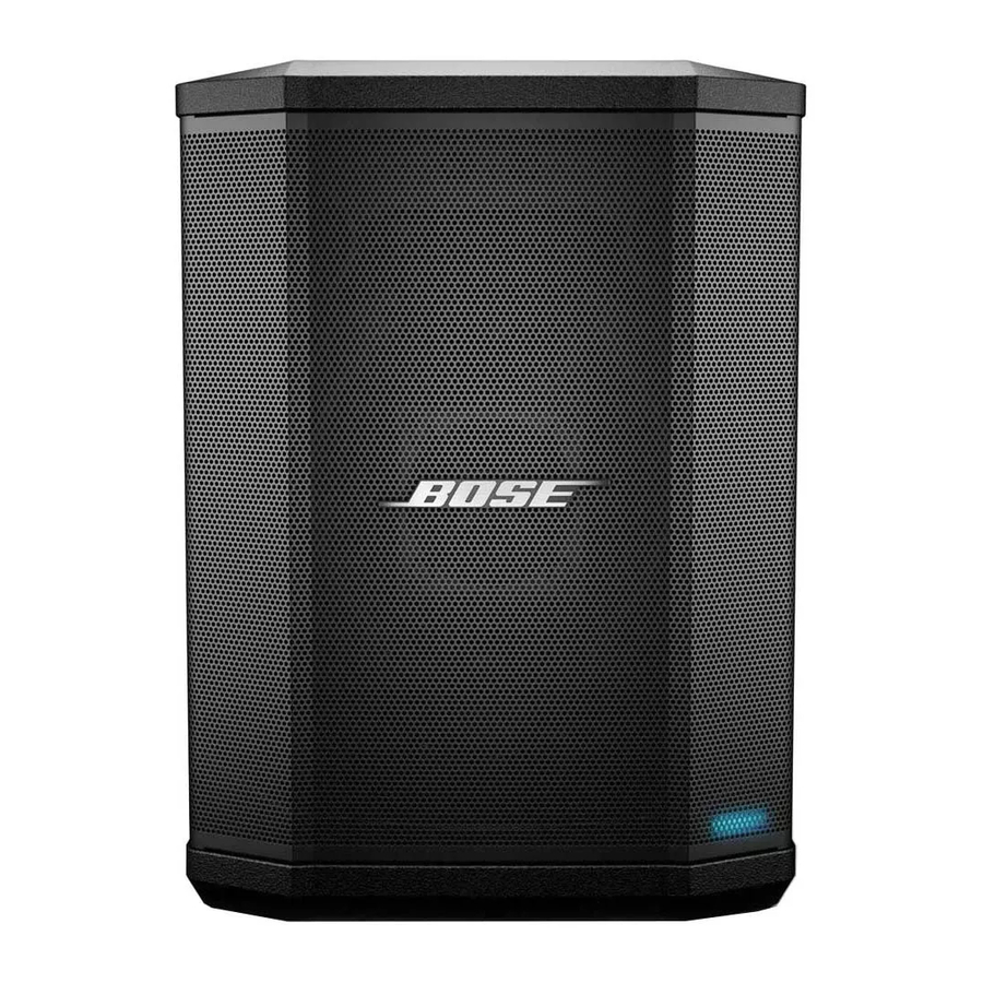 Bose S1 Pro Manual do Proprietário