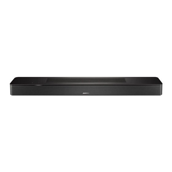 Bose SOUNDBAR 550 Instructions Manual