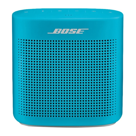 Bose SoundLink Bluetooth Mobile Speaker II Owner's Manual